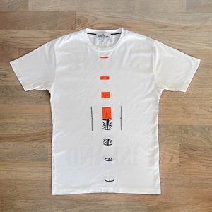Stone Island White T-shirt Large